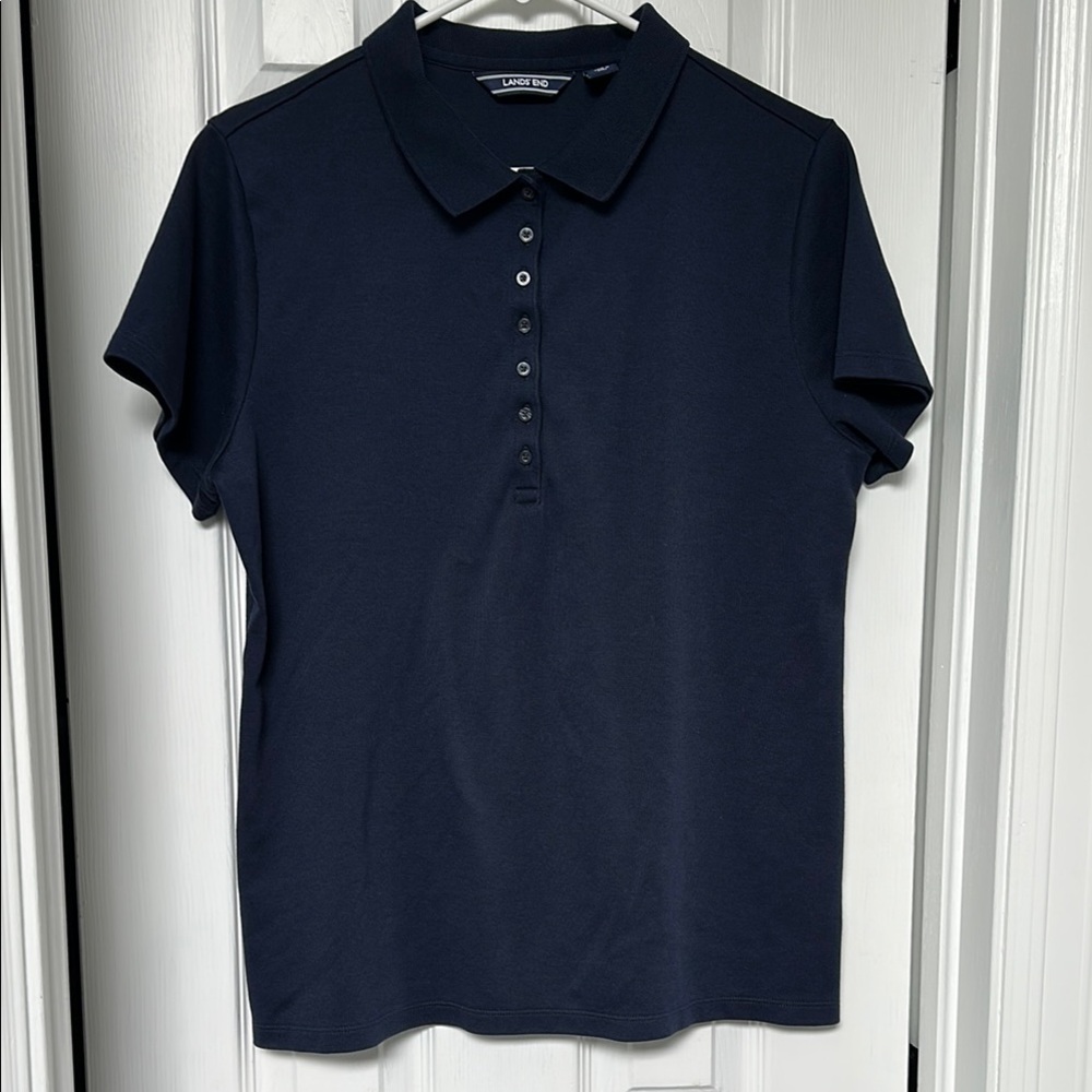 Lands End Navy Polo Shirt